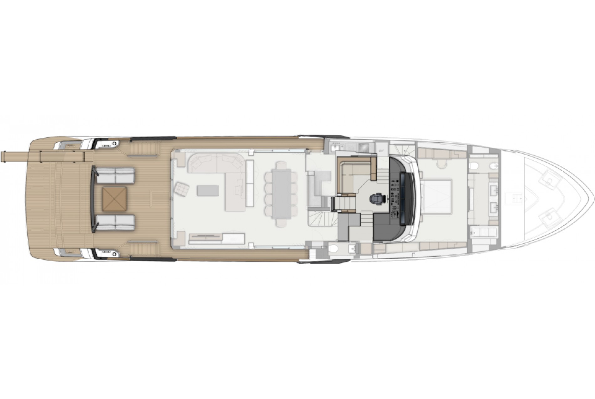 Ferretti Yachts 1000 Skydeck